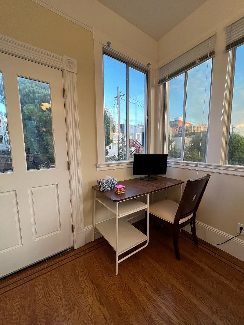 Ready to plug in your laptop to the extra screen and get to work!
