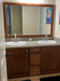 TWIN VANITY IN PRIVATE BATHROOM