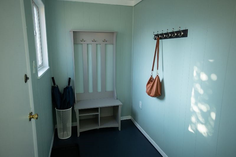 Mud room when you enter through the back door.