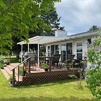 Summer Time Lakeside Deck
