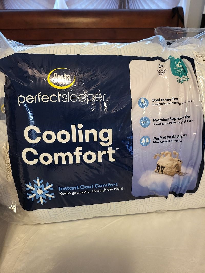 New pillows for the beds