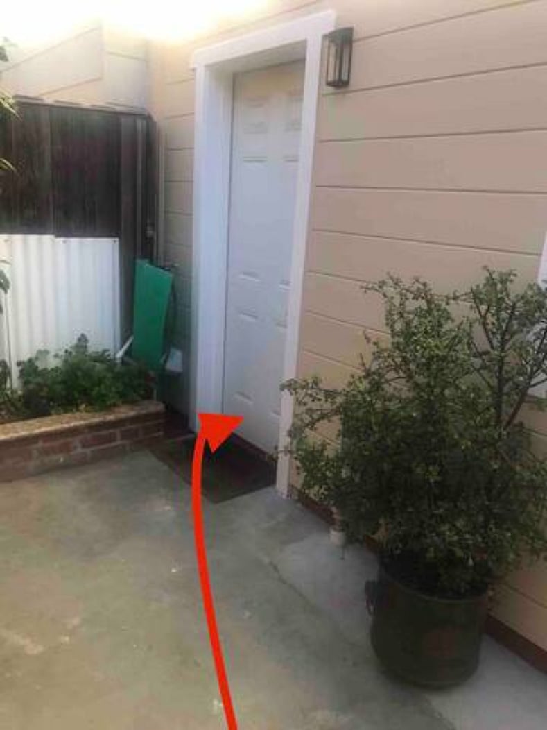Entrance to the Unit is from the side of the House