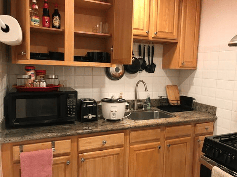 Kitchen is equipped with everything you need to prepare your favorite meals. Starter set of Coffee, Tea, water are complimentary