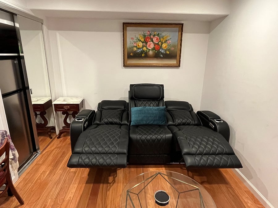 Enjoy your comfortable reclining sofa after a full day of work, study or touring.