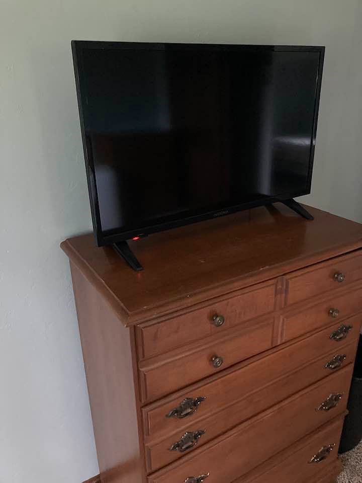 Room comes with a 31" smart TV