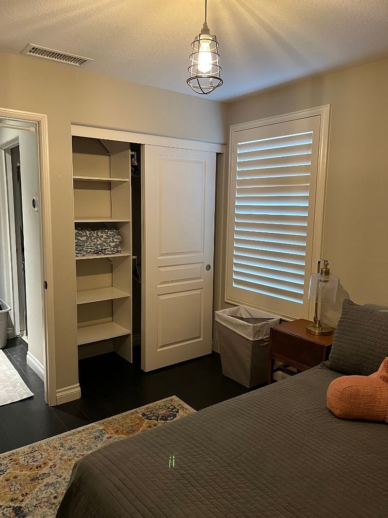 Plenty of closet space here as well