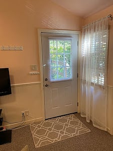 Entrance area inside unit.