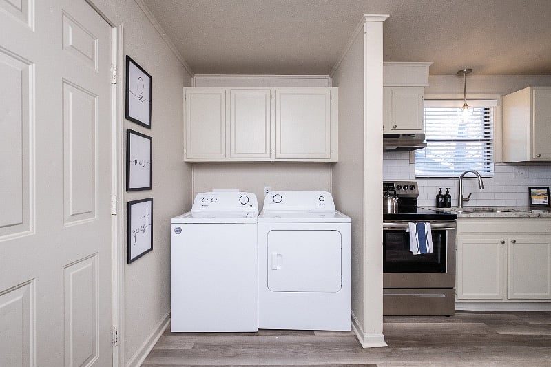 Washer and dryer in the home