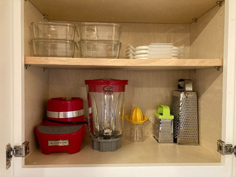 Blender, grater, storage containers