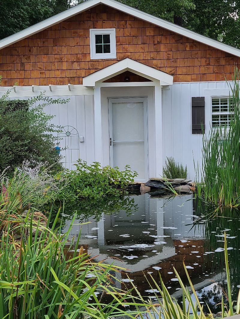 Cottage entrance door