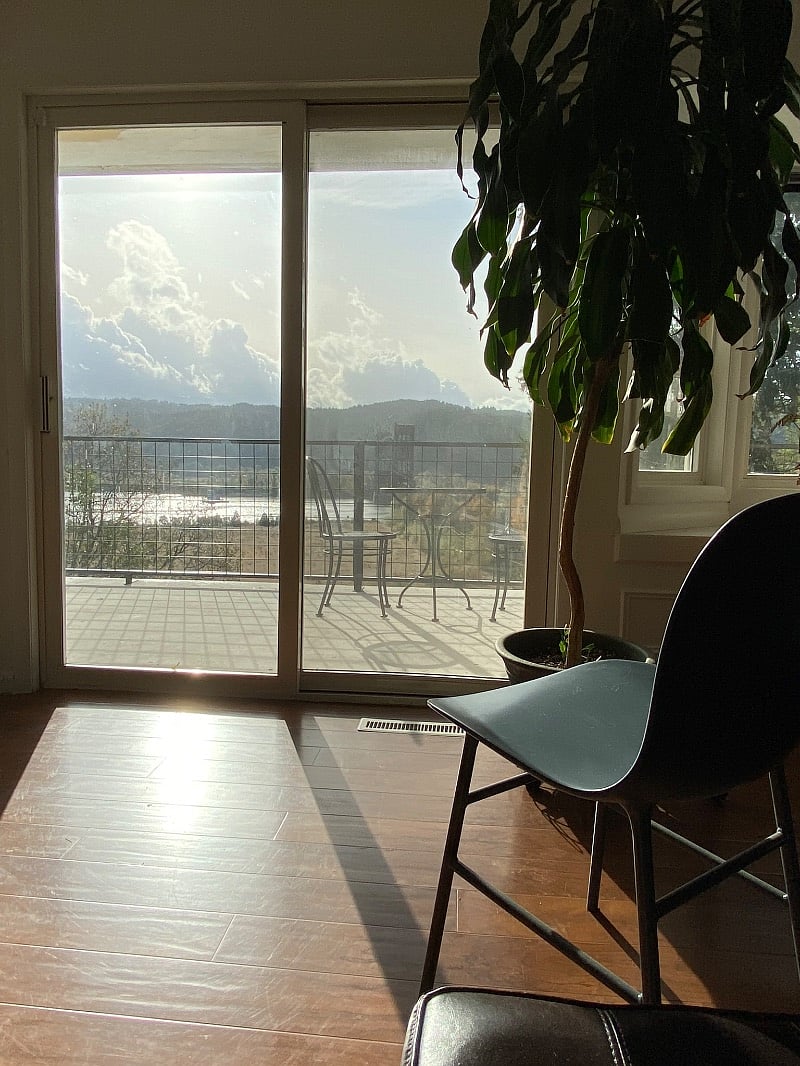 Some days, you just need to sit and look out the window and watch the world change around you.