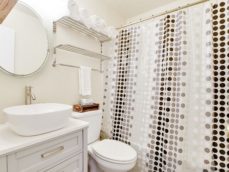 Hallway bathroom
