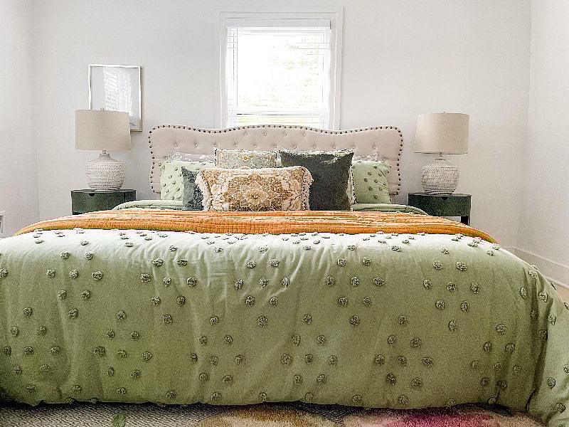 Very comfortable king size bed