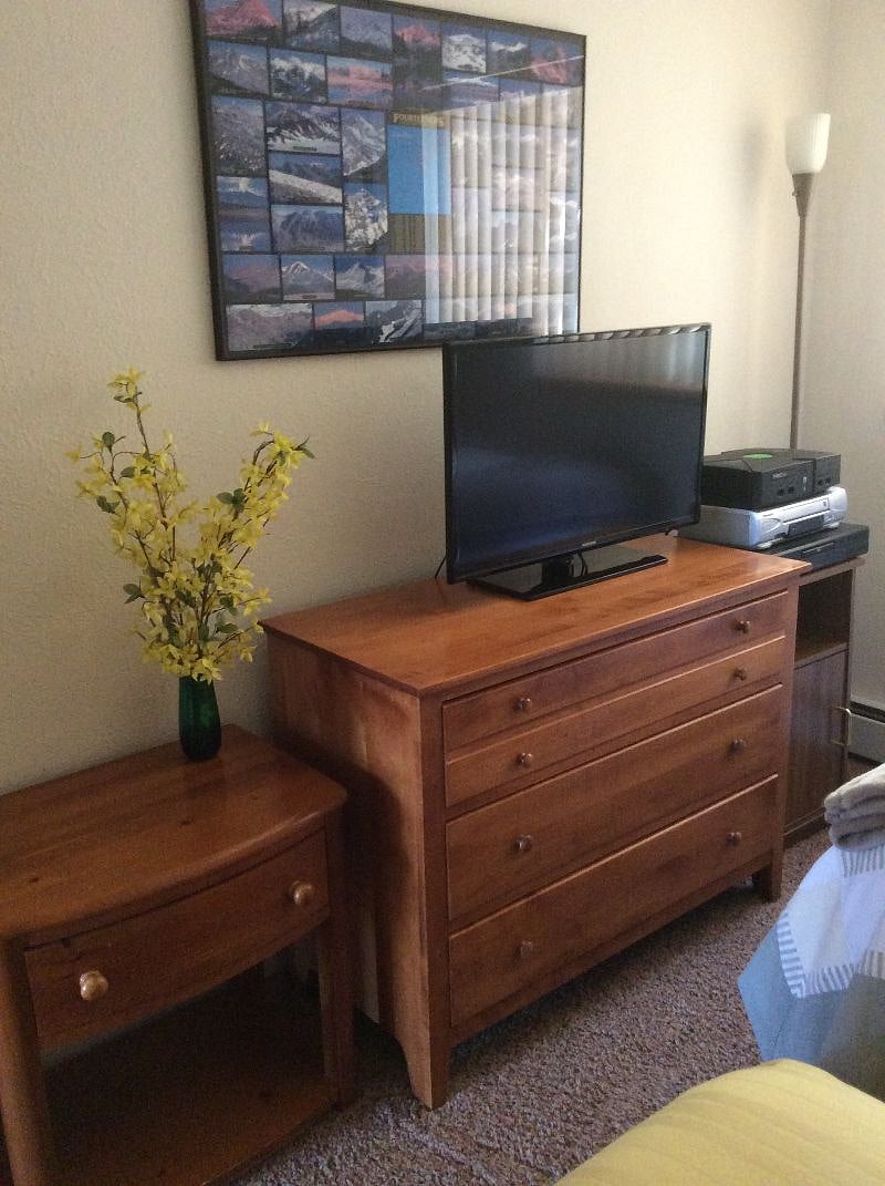 TV in main bedroom and 2nd bedroom.