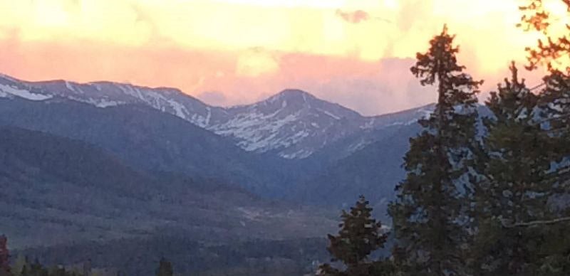 Sunset from the unit