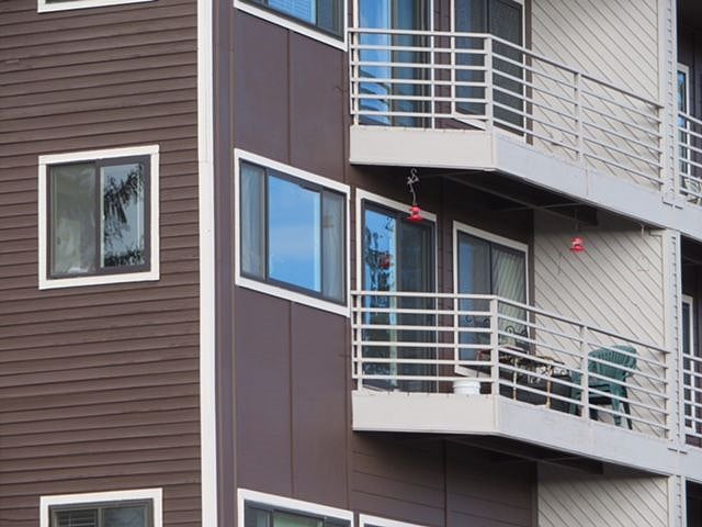 2nd floor balcony.  Seating for 2, lot of hummingbird activity.