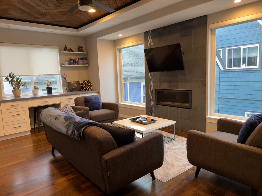 Open living room