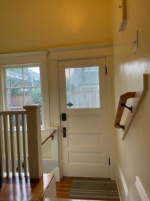 Private separate entrance with digital code