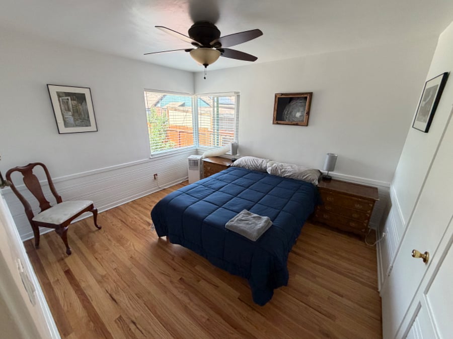 Bedroom #2 with queen size mattress 
