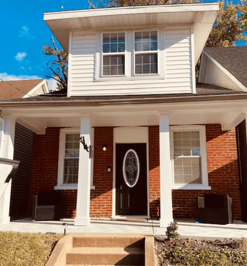 Covered front porch