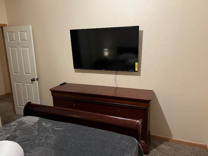 2nd Bedroom 55" TV and dresser