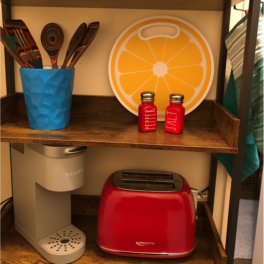 Toaster and Keurig
