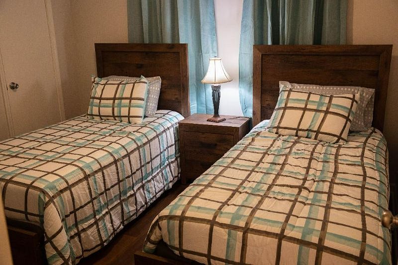 Comfortable twin beds