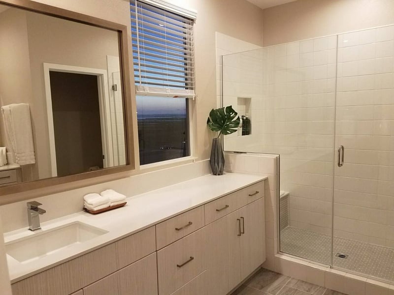 Master Bathroom - Sink 1 with Walk-In Shower (3rd Floor)