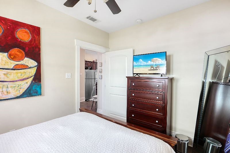 TV in the bedroom
