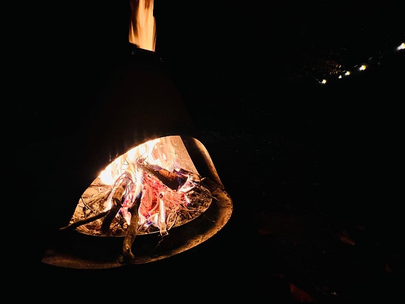 Firepit for outdoor fires.