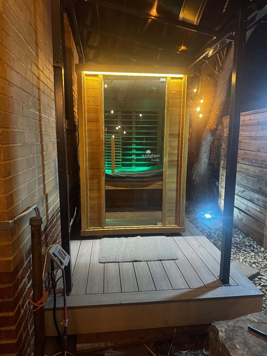 Sunlighten infrared sauna.