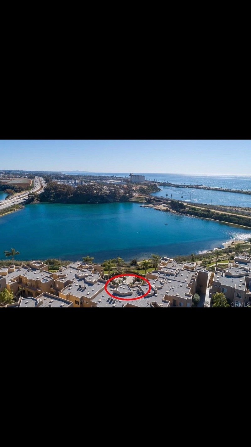 Aerial view of property location