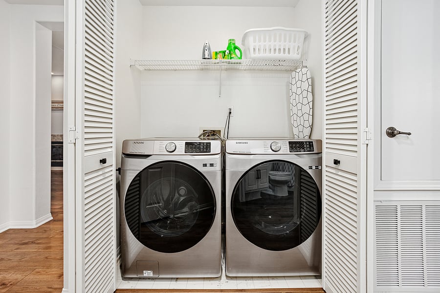 In-unit washer and dryer
