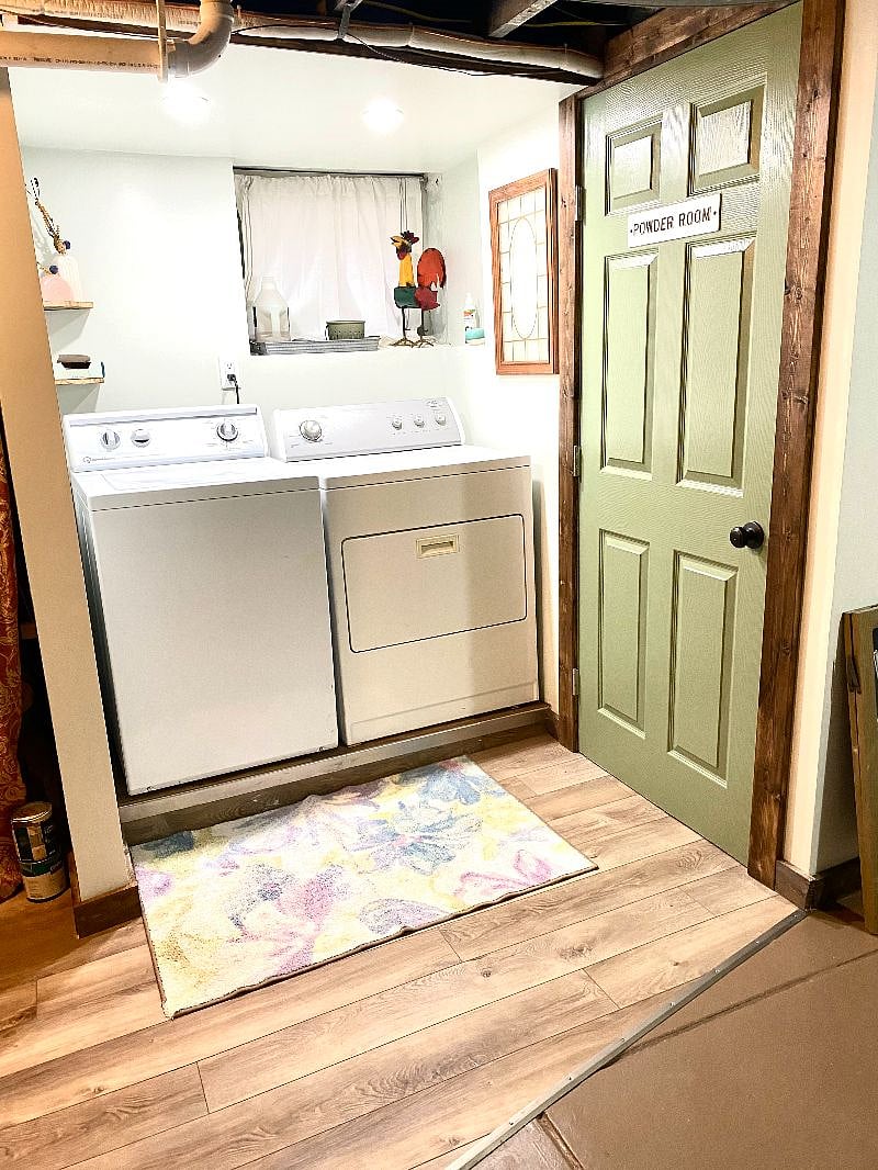 Laundry are in basement