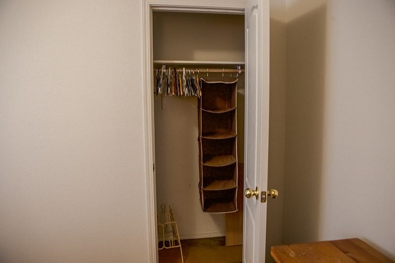 Your closet in the bedroom.  You also have a 55" TV
