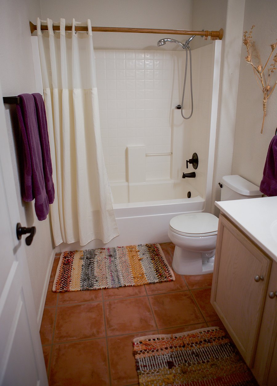 Your private bathroom. 