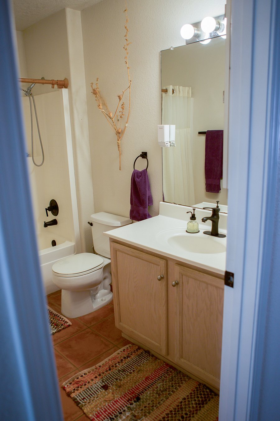 Your private bathroom. 