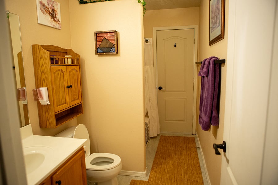 Your full bathroom.
