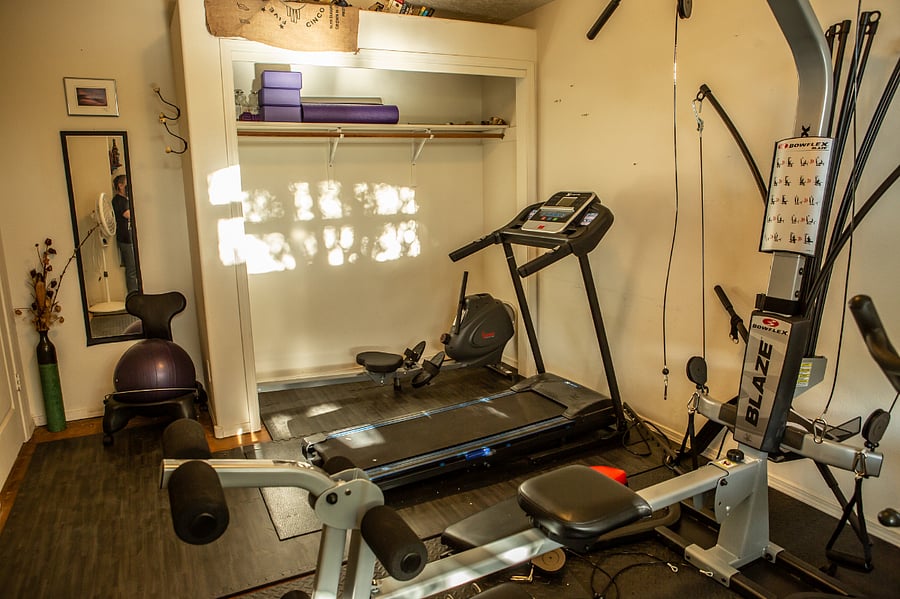 You have access to our mini-gym.