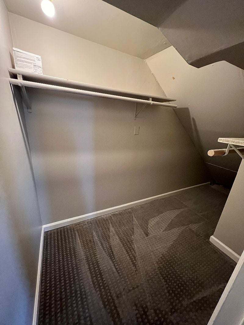 Large storage closet off of the living room