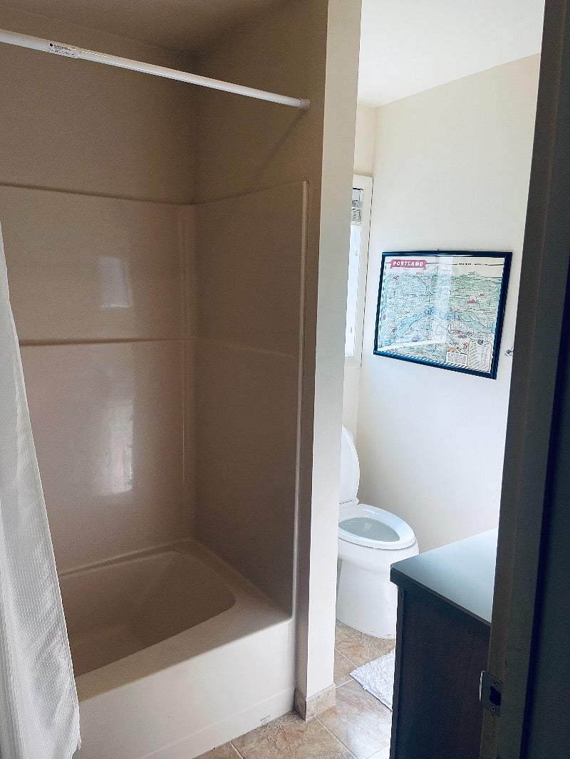 Full second bathroom.