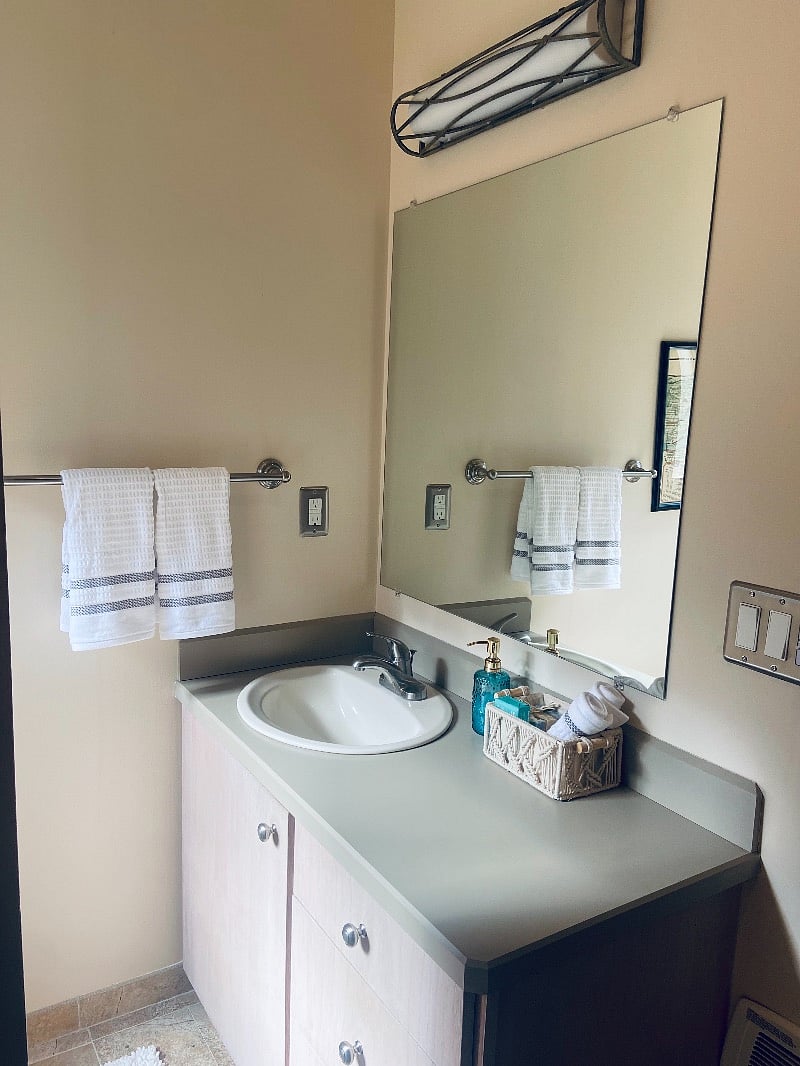 Full second bathroom.