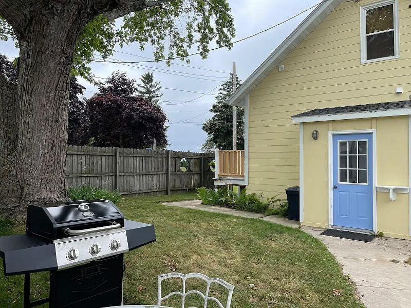 Back door. Easy access from the garage. 