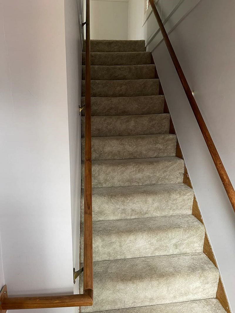 Stairs to the second floor. 