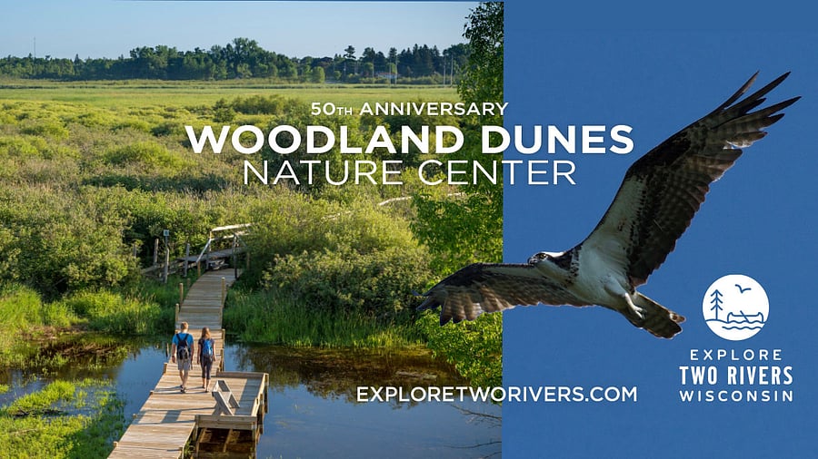 Woodland Dunes is along the West Twin River in Two Rivers. 