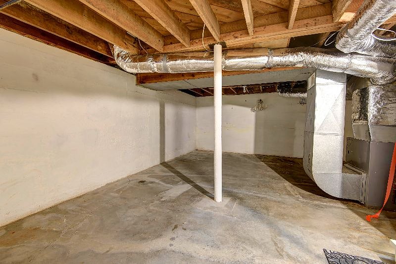 The basement is available for storage.