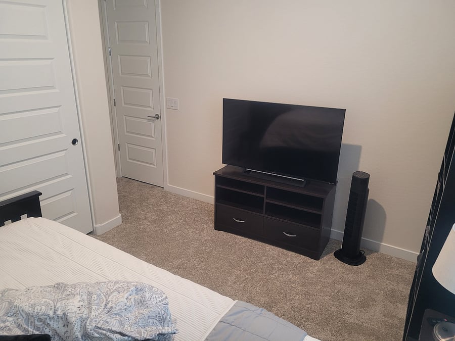 TV has fire stick and all apps available