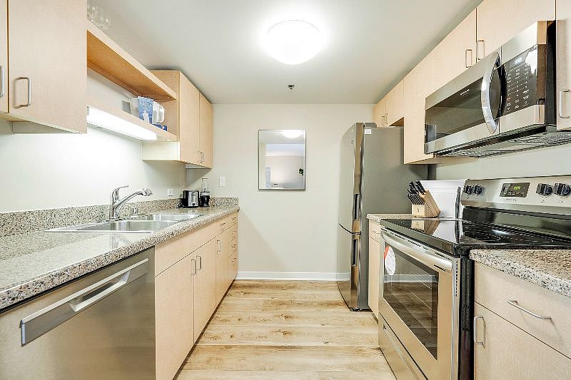 Brand New High End Stainless Steel Appliances.
