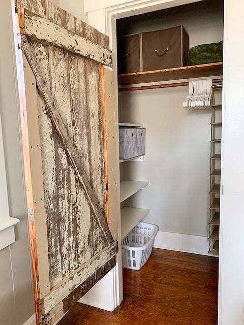 spacious front bedroom closet