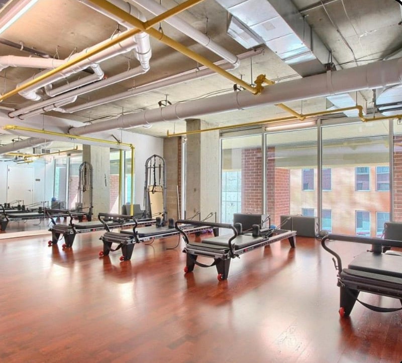 Pilates classes.